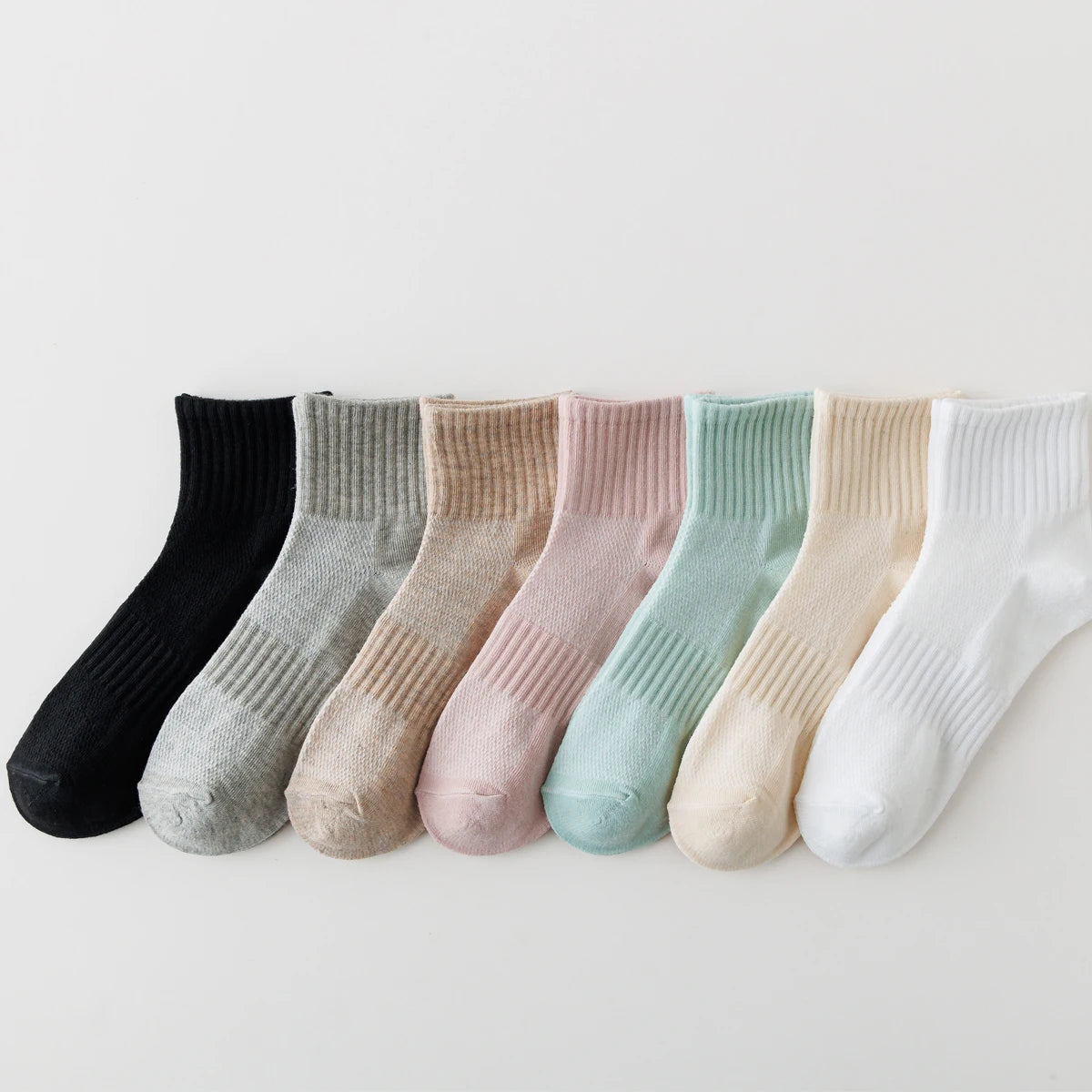 5 Pairs Teddy Bear Ankle Socks, Comfy Cute Crew Short Socks, Women'S Stocking & Hosiery