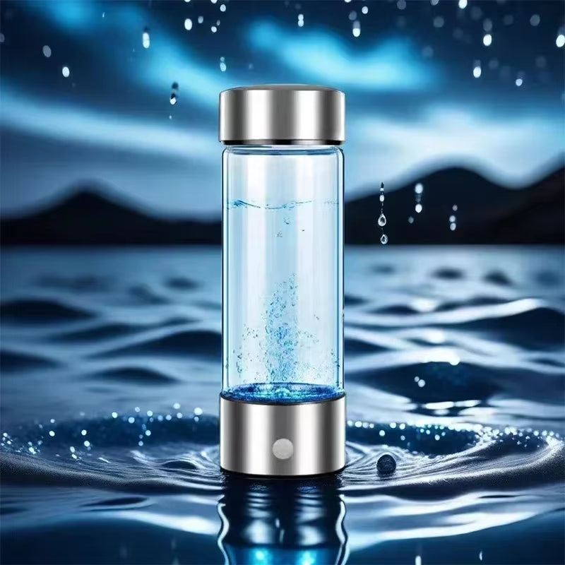 Hydrogen-Rich Water Cup Portable Water Cup New USB Rechargeable Water Cup High Borosilicate Electrolytic Hydrogen Water Cup