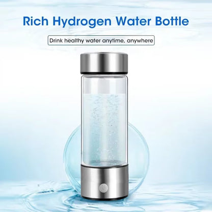 Hydrogen-Rich Water Cup Portable Water Cup New USB Rechargeable Water Cup High Borosilicate Electrolytic Hydrogen Water Cup