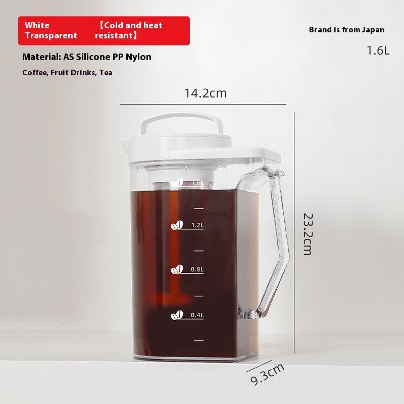 Coffee Cold Water Bottle Household Large Capacity Water Storage Cool Water Pot
