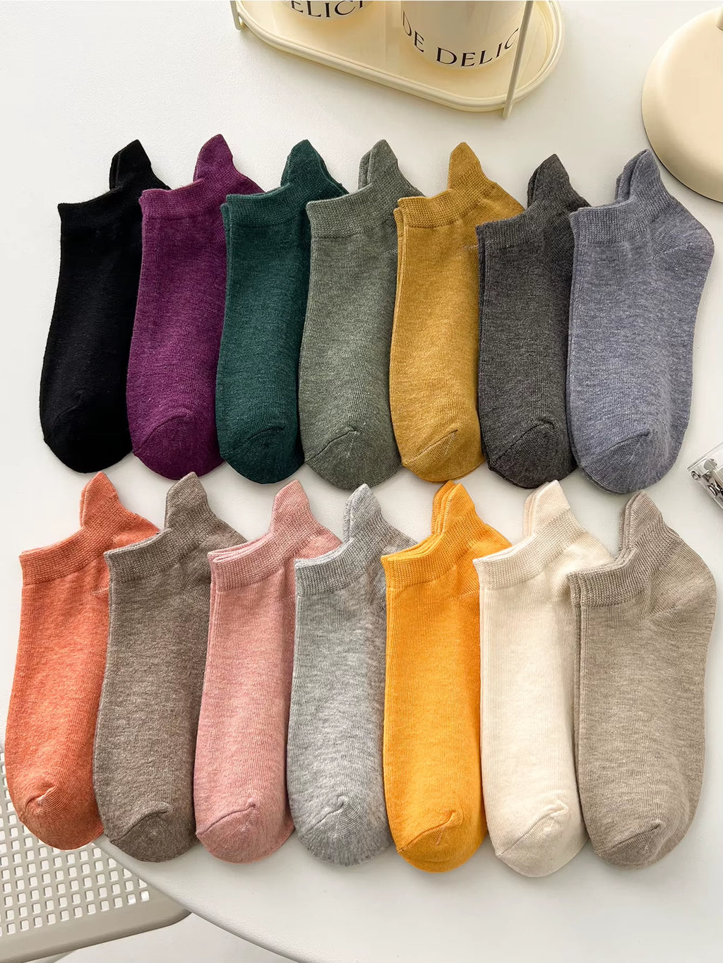 5 Pairs Teddy Bear Ankle Socks, Comfy Cute Crew Short Socks, Women'S Stocking & Hosiery