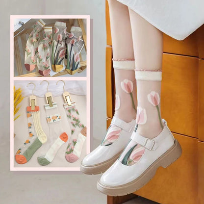 5 Pairs Teddy Bear Ankle Socks, Comfy Cute Crew Short Socks, Women'S Stocking & Hosiery