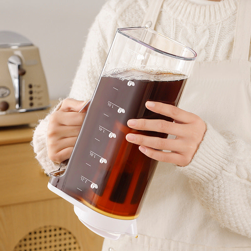 Coffee Cold Water Bottle Household Large Capacity Water Storage Cool Water Pot