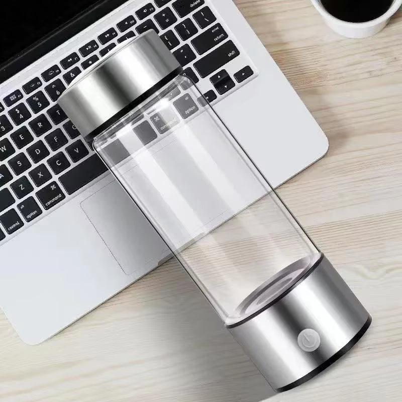 Hydrogen-Rich Water Cup Portable Water Cup New USB Rechargeable Water Cup High Borosilicate Electrolytic Hydrogen Water Cup