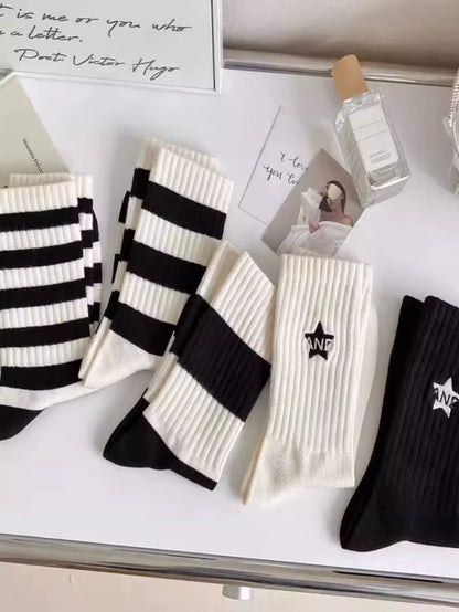 5 Pairs Teddy Bear Ankle Socks, Comfy Cute Crew Short Socks, Women'S Stocking & Hosiery