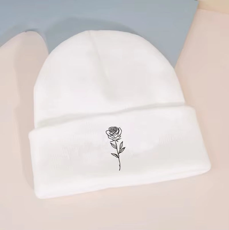 Warm Women Men Winter Beanies Hats Gothic Street Punk Knitted Bonnet Caps 100% Cotton Fashion Keep Warm Skullies Beanies Hats
