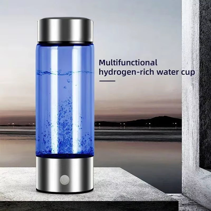 Hydrogen-Rich Water Cup Portable Water Cup New USB Rechargeable Water Cup High Borosilicate Electrolytic Hydrogen Water Cup