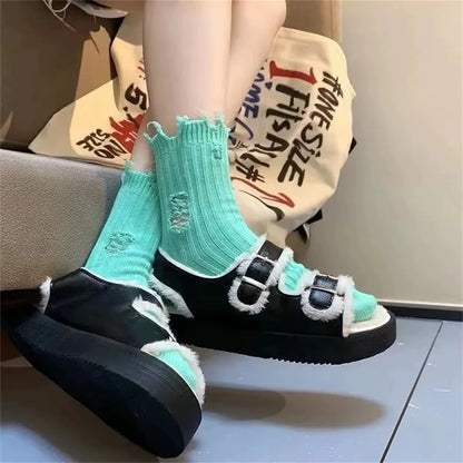 5 Pairs Teddy Bear Ankle Socks, Comfy Cute Crew Short Socks, Women'S Stocking & Hosiery