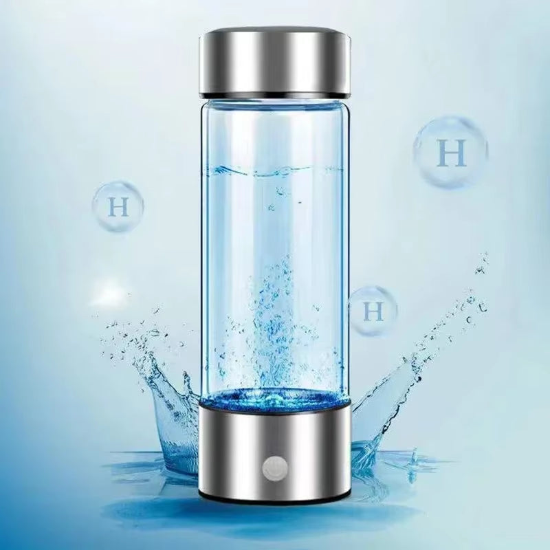 Hydrogen-Rich Water Cup Portable Water Cup New USB Rechargeable Water Cup High Borosilicate Electrolytic Hydrogen Water Cup